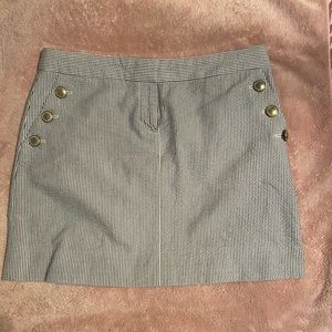 J Crew women’s seersucker skirt